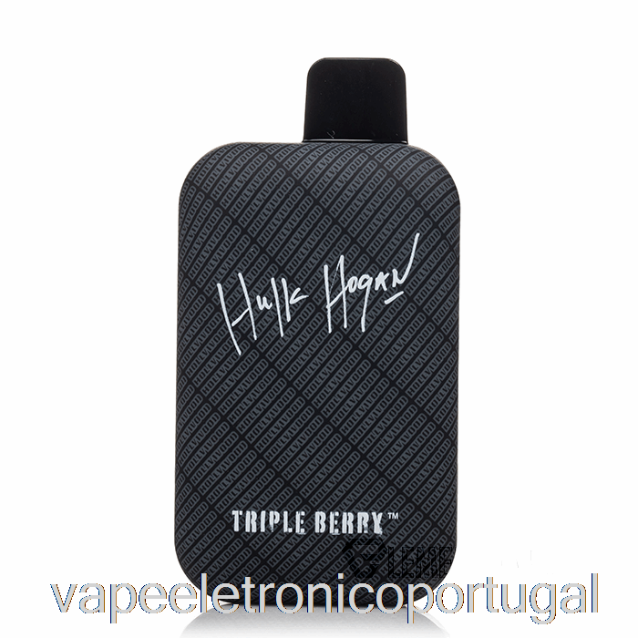 Vape Eletrônico Hulk Hogan Hollywood Hogan 8000 Descartável Triple Berry